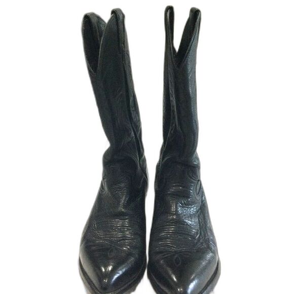 Justin Imperfect Western Boots Men’s Size 9 1/2 D Color Black Classic main image 9
